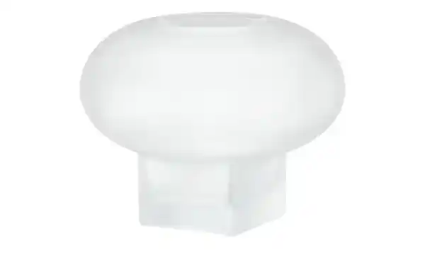 Bild 3 von Vase ¦ weiß ¦ Glas  ¦ Maße (cm): H: 18  Ø: [23.5] Dekoration > Vasen - Möbel Kraft