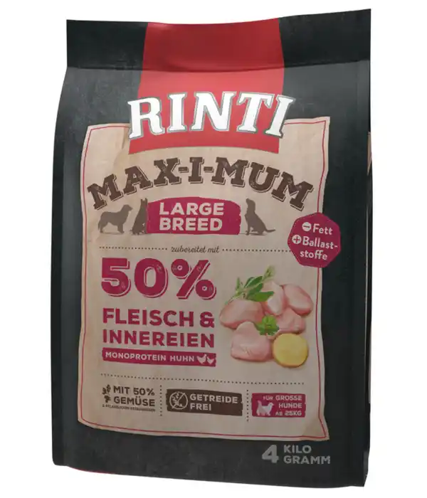 Bild 1 von Rinti Trockenfutter für Hunde MAX-I-MUM Large Breed, Adult, Huhn