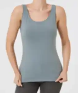 Basic Tanktop, Janina, Stretch, petrol