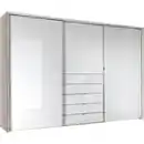 Bild 1 von Moderano Schwebetürenschrank, Weiß, Metall, 6 Fächer, 5 Schubladen, 300x240x68 cm, Lga, Goldenes M, BQ - Bündnis für Qualität, Made in Germany, Typenauswahl, Beimöbel erhältlich, umfangreiche