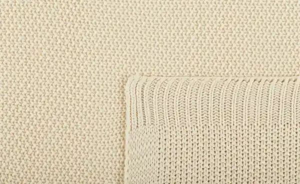 Bild 2 von como Strickplaid  Lynn ¦ beige ¦ Maße (cm): B: 130 Heimtextilien > Kuscheldecken - Möbel Kraft