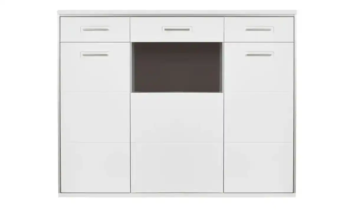 Bild 3 von Primo Highboard   Setto ¦ weiß ¦ Maße (cm): B: 154 H: 121 T: 45 Kommoden & Sideboards > Highboards - Möbel Kraft