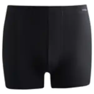 Herren Retroshorts unifarben SCHWARZ