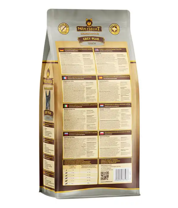 Bild 2 von WOLFSBLUT Trockenfutter für Hunde Grey Peak, Senior, Ziege & Süsskartoffeln