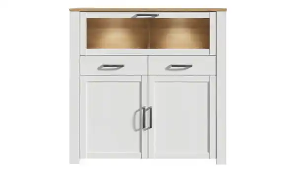 Bild 2 von Barschrank ¦ Maße (cm): B: 126,4 H: 125,4 T: 42 Kommoden & Sideboards > Highboards - Möbel Kraft