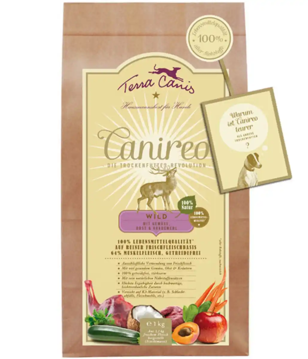 Bild 1 von Terra Canis Trockenfutter für Hunde Canireo, Wild