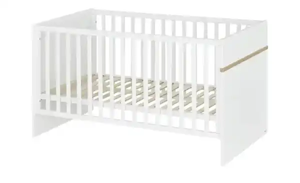 Bild 3 von Mia & Mo Kinderbett  Clea ¦ weiß ¦ Maße (cm): B: 76 H: 81 Baby > Babymöbel > Babybetten - Möbel Kraft