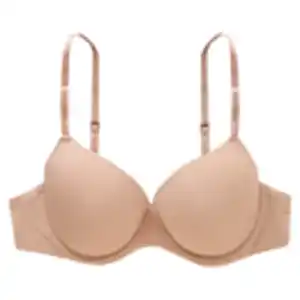 Damen Bügel-BH aus Mikrofaser BEIGE