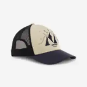 Cap Schirmmütze Trucker Kinder - MH100 beige Beige|schwarz