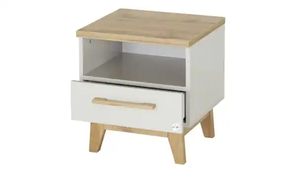 Bild 2 von Mia & Mo Nachtkommode  Tilda ¦ grau ¦ Maße (cm): B: 45 H: 48 T: 41 Tische > Nachttische - Möbel Kraft