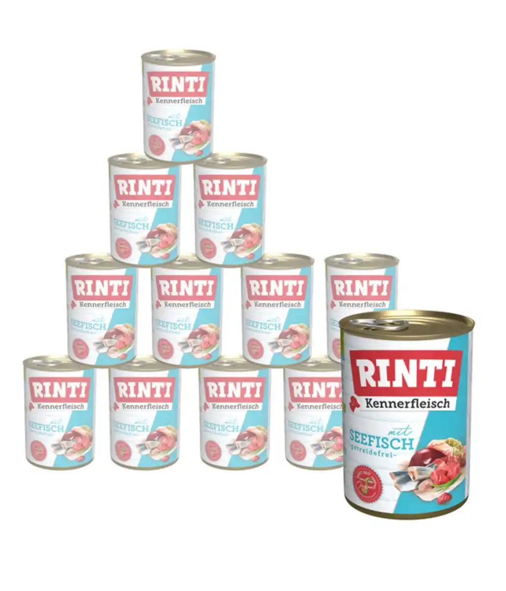 Bild 1 von RINTI Kennerfleisch Nassfutter für Hunde, 12 x 400 g