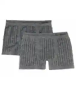 Retro Boxershorts, 2er-Pack, Ergee, silber