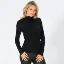 Bild 1 von Damen-Pullover mit Ajourmuster, Black