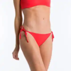 Bikini-Hose Damen seitlich gebunden Sofy rot Rot