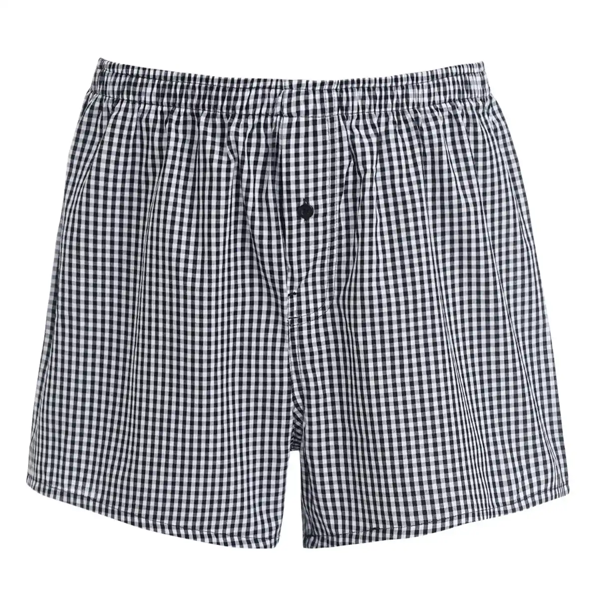 Bild 1 von Herren Boxershorts mit Karo-Muster SCHWARZ / WEISS
