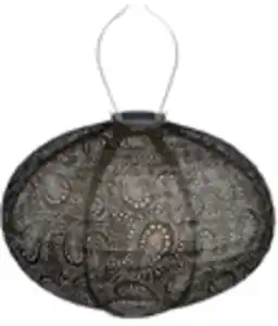 Lumiz Solar-Lampion Oval Paisley, ca. Ø40/H27 cm