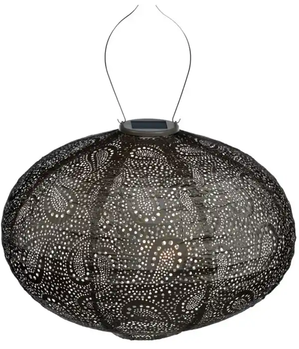 Bild 1 von Lumiz Solar-Lampion Oval Paisley, ca. Ø40/H27 cm