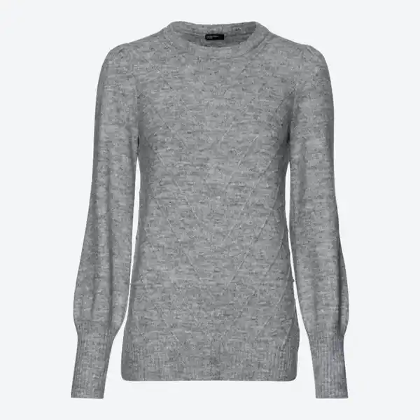 Bild 1 von Damen-Pullover mit Puffärmeln, Gray