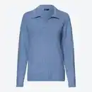 Bild 1 von Damen-Pullover mit Kragen, Blue