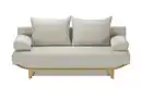 Bild 1 von smart Schlafsofa ¦ beige ¦ Maße (cm): B: 195 H: 78 T: 95 Polstermöbel > Sofas > 2-Sitzer - Möbel Kraft