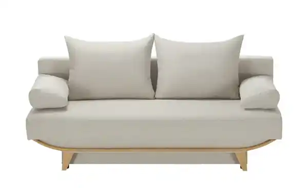 Bild 1 von smart Schlafsofa ¦ beige ¦ Maße (cm): B: 195 H: 78 T: 95 Polstermöbel > Sofas > 2-Sitzer - Möbel Kraft