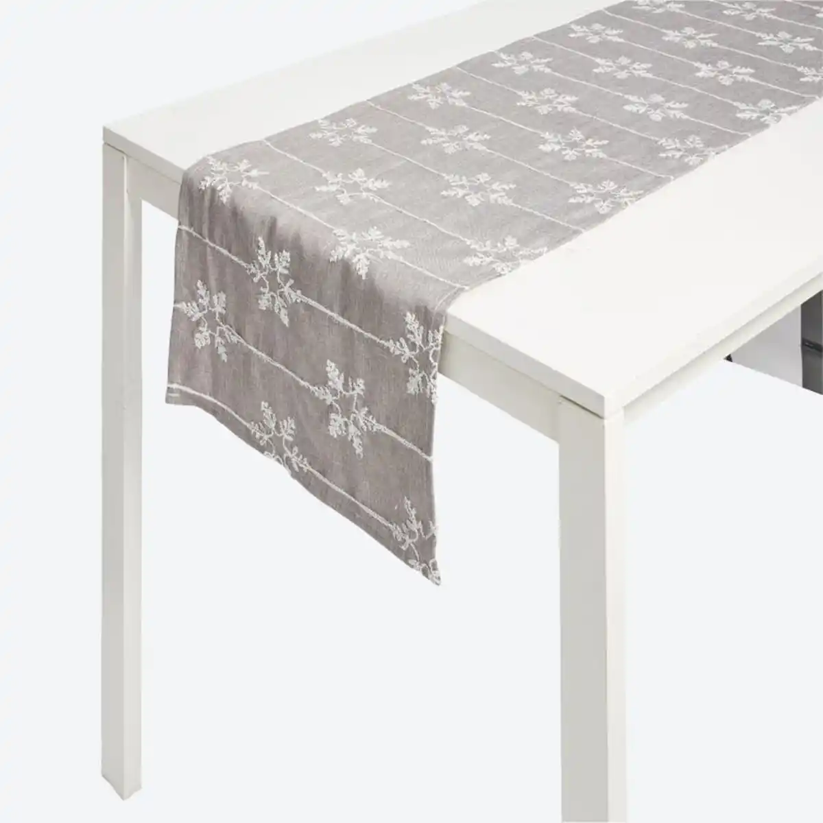 Bild 1 von Tischläufer mit silbernen Metallfäden, ca. 40x140cm, Gray