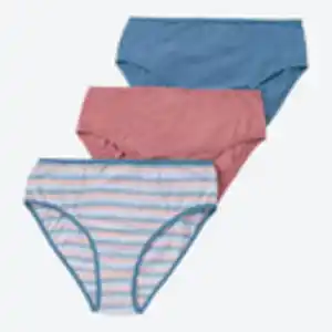 Damen-Rioslip in verschiedenen Farbvarianten, 3er-Pack, Blue