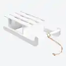 Bild 1 von Deko-Schlitten mit Seil, ca. 37x20x11cm, White