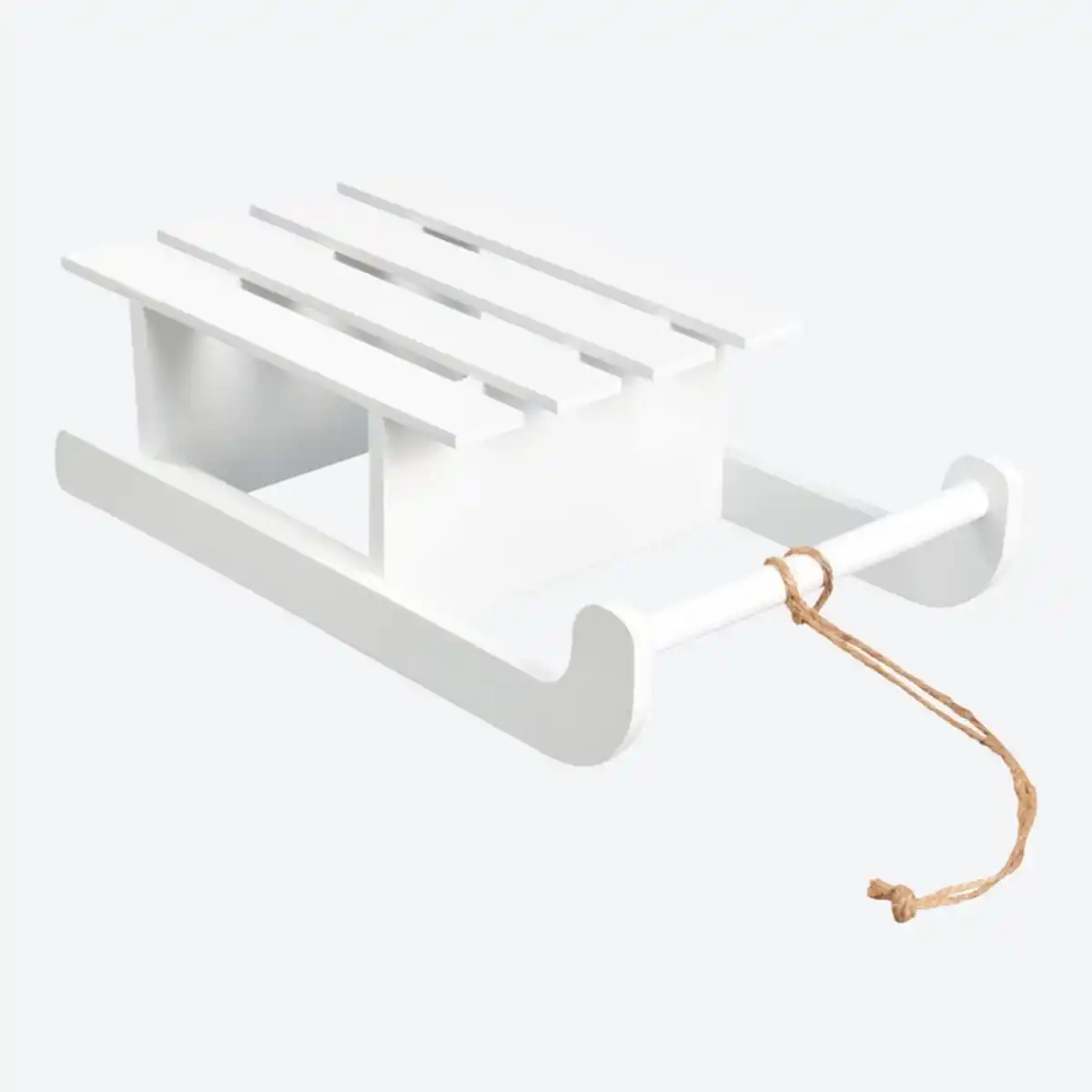 Bild 1 von Deko-Schlitten mit Seil, ca. 37x20x11cm, White