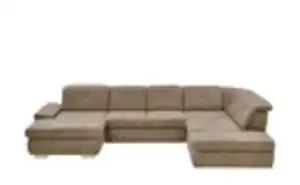 Kollektion Kraft Wohnlandschaft  Affair ¦ braun ¦ Maße (cm): B: 371 H: 100 T: 260 Polstermöbel > Sofas > Wohnlandschaften - Möbel Kraft