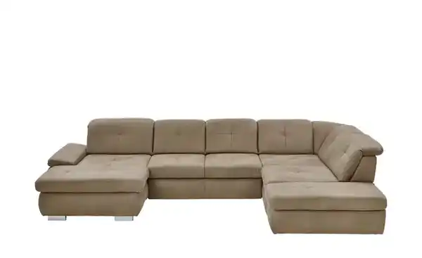 Bild 1 von Kollektion Kraft Wohnlandschaft  Affair ¦ braun ¦ Maße (cm): B: 371 H: 100 T: 260 Polstermöbel > Sofas > Wohnlandschaften - Möbel Kraft