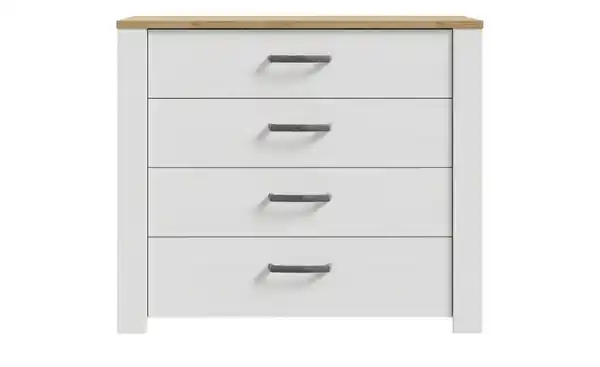 Bild 3 von Schubkastenkommode ¦ weiß ¦ Maße (cm): B: 102 H: 87 T: 42 Kommoden & Sideboards > Kommoden - Möbel Kraft