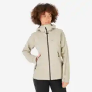 Wanderjacke Damen wasserdicht Bergwandern - MH500 beige Beige