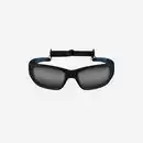 Bild 1 von Sonnenbrille Wandern MHT550 Kinder ab 10 Jahren Kategorie 4 schwarz/silber Blau|schwarz