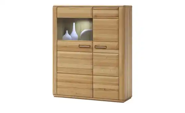 Bild 1 von Woodford Kombi-Highboard  Dio ¦ holzfarben ¦ Maße (cm): B: 107 H: 131 T: 38 Kommoden & Sideboards > Highboards - Möbel Kraft