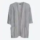 Bild 1 von Damen-Leinenkimono mit 3/4-Ärmeln, Gray