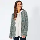 Bild 1 von Damen-Strickjacke aus Popconrgarn, Green