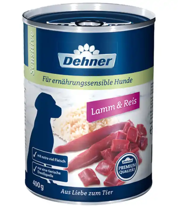 Bild 1 von Dehner Premium Nassfutter für Hunde Sensitive, 400 g/800 g