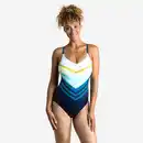 Bild 1 von Badeanzug Damen - Lila Sharp marineblau Blau|türkis