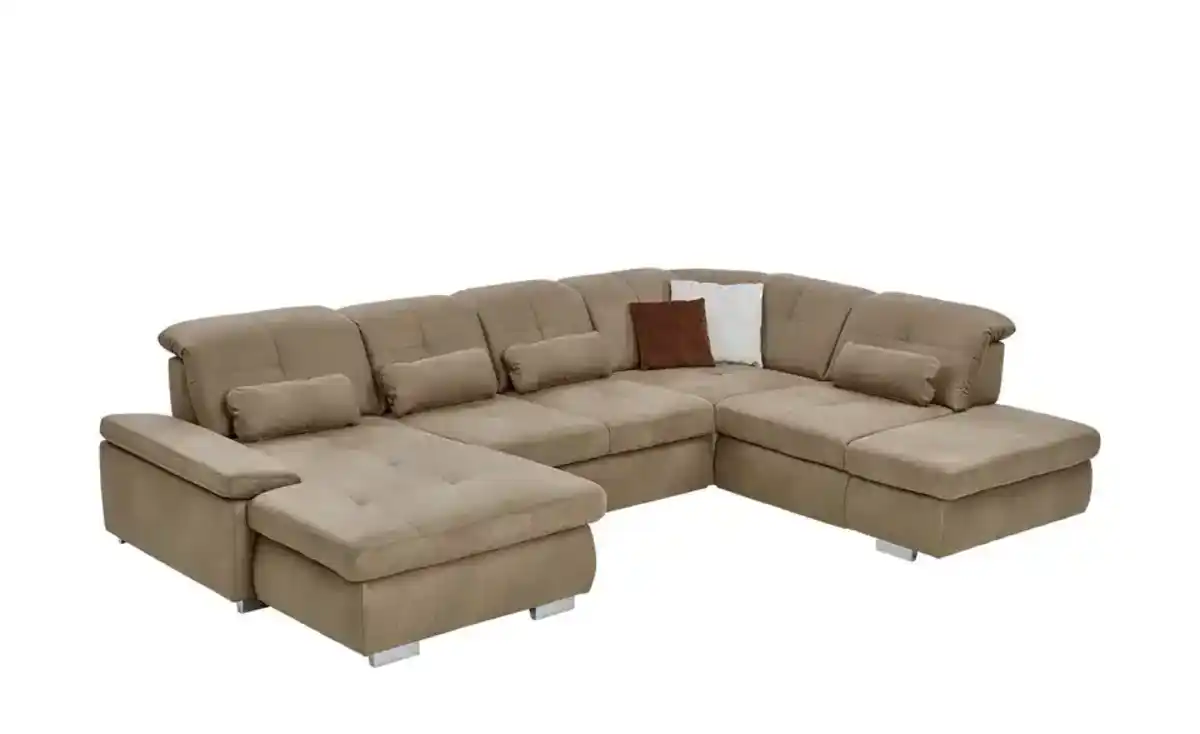 Bild 2 von Kollektion Kraft Wohnlandschaft  Affair ¦ braun ¦ Maße (cm): B: 371 H: 100 T: 260 Polstermöbel > Sofas > Wohnlandschaften - Möbel Kraft