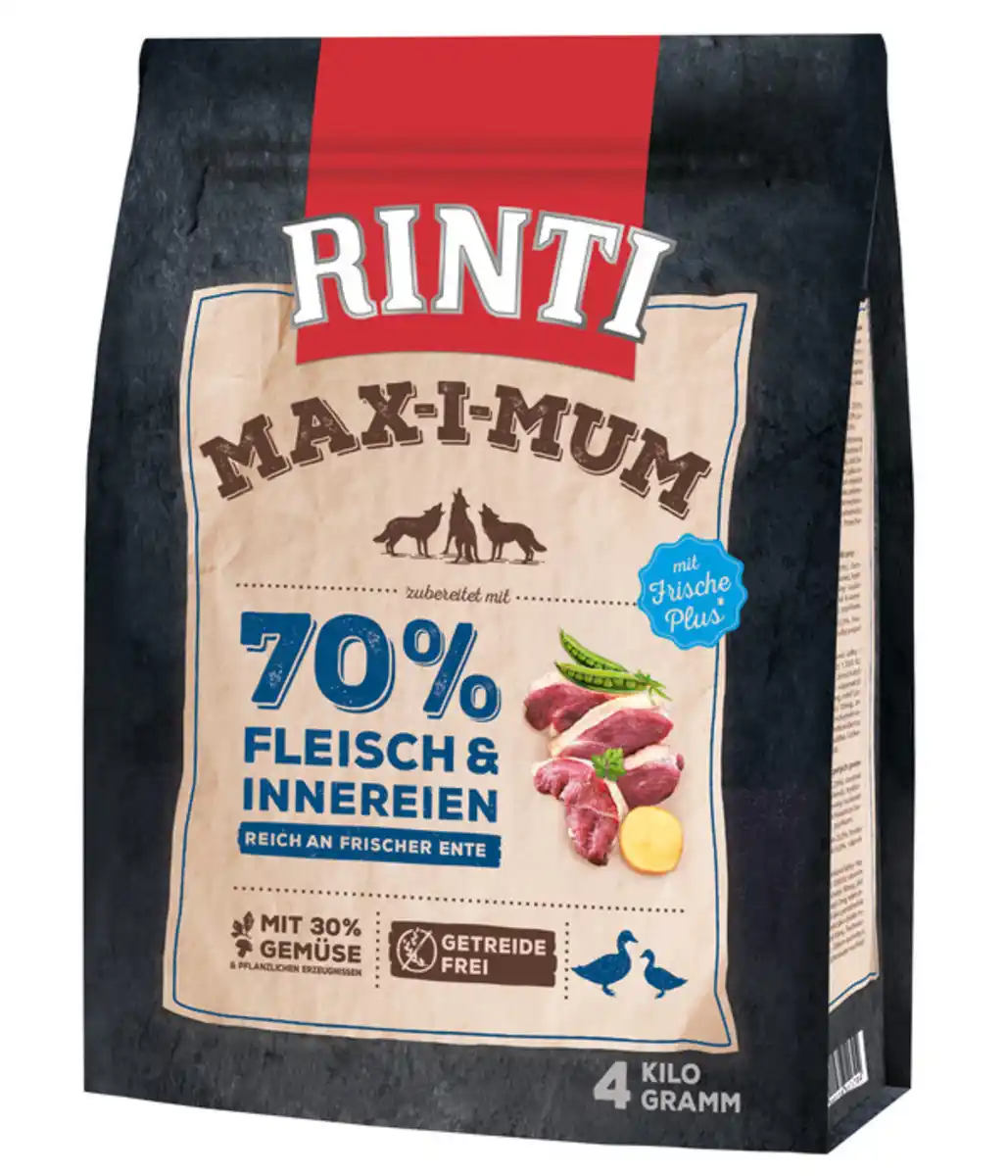 Bild 1 von Rinti Trockenfutter für Hunde MAX-I-MUM Adult, Ente