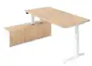 Bild 1 von Cantus E-Schreibtisch-Kombination FLIXX, Holznachbildung