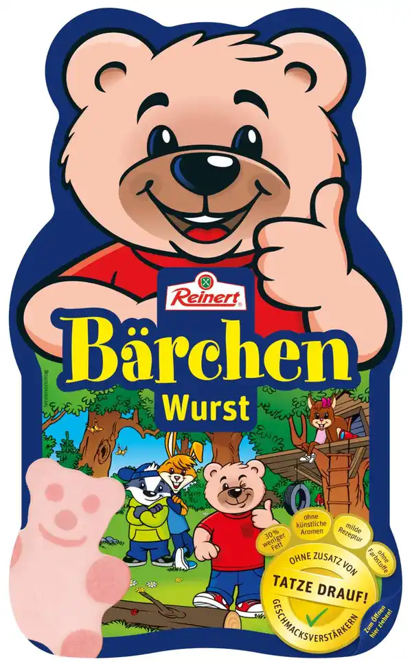 Bild 1 von REINERT Bärchen-Wurstspezialitäten, 90 - 180-g-Packg.