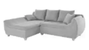 Ecksofa Cord grau 250 x 179 cm - GEORGIE