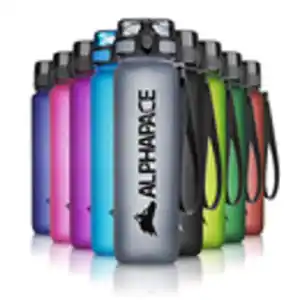 ALPHAPACE Trinkflasche 350ml/500ml/650ml/1.000ml/1.500ml, auslaufsichere Wasserflasche, BPA-freie Flasche für Sport, Fahrrad & Outdooraktivitäten, Sportflasche mit Fruchteinsatz