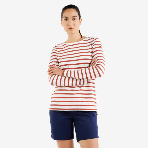 Bild 1 von Segelshirt langarm Damen 100 orange