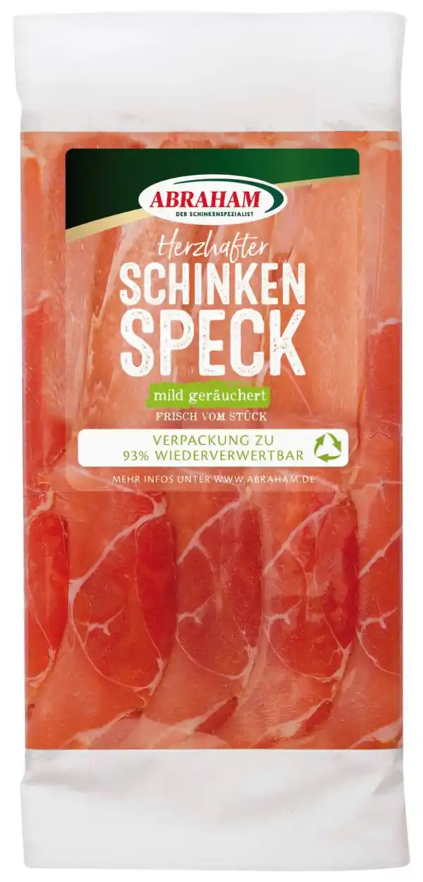 Bild 1 von ABRAHAM Schinkenspeck, 80-g-Packg.