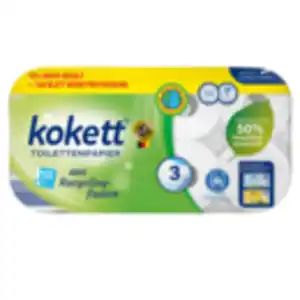 Toilettenpapier, 3-lagig Recycling, 32 Rollen