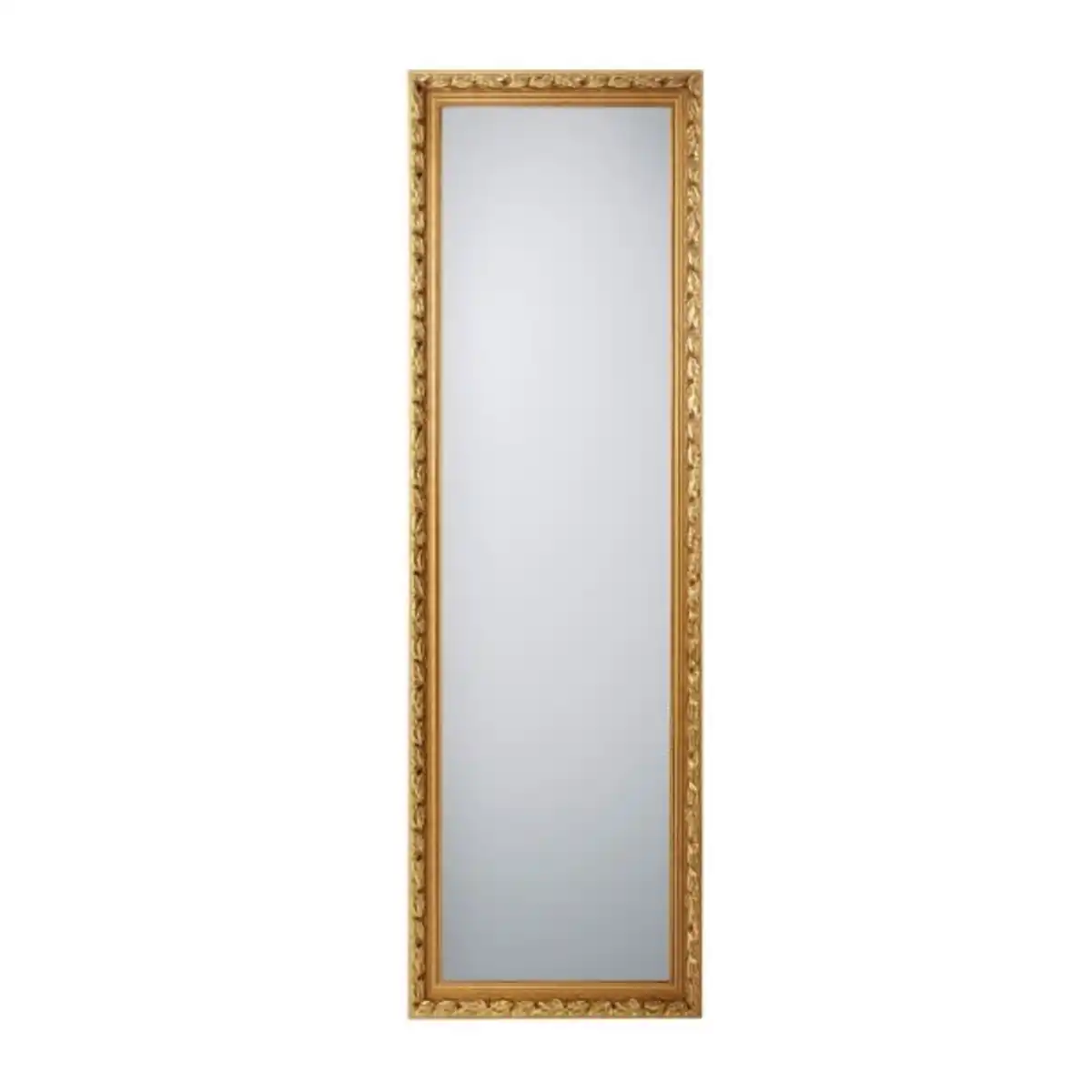 Bild 1 von Rahmenspiegel Tanja 50 x 150 cm Holzrahmen Goldfarbig