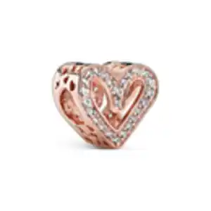 Pandora Charm Moments Funkelndes Freihand-Herz 788692C01